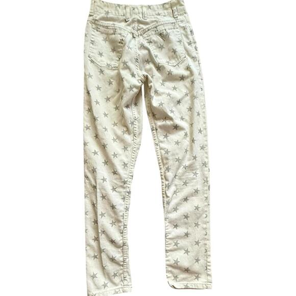 Vintage 90s Guess by Georges Marciano Star Print Jeans Sz 29 – Made in USA Rare - Picture 2 of 6